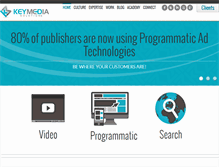Tablet Screenshot of keymediasolutions.com